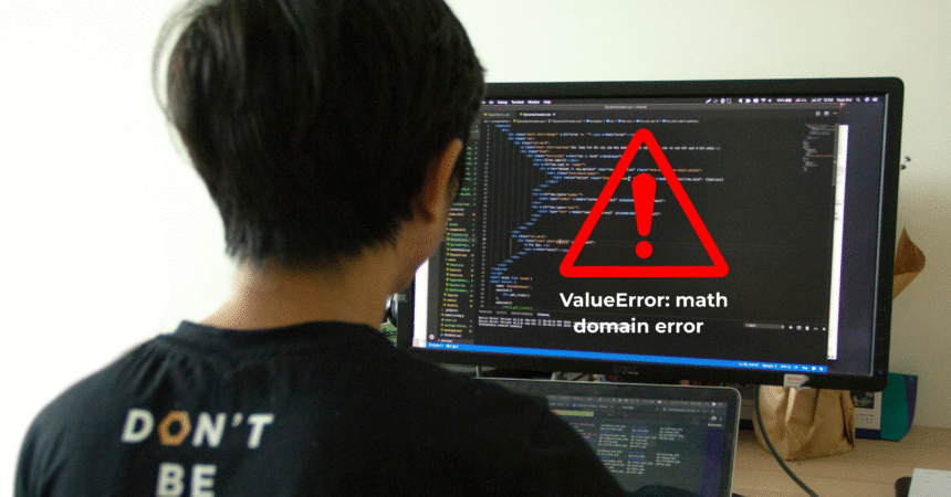 ValueError: math domain error In Python